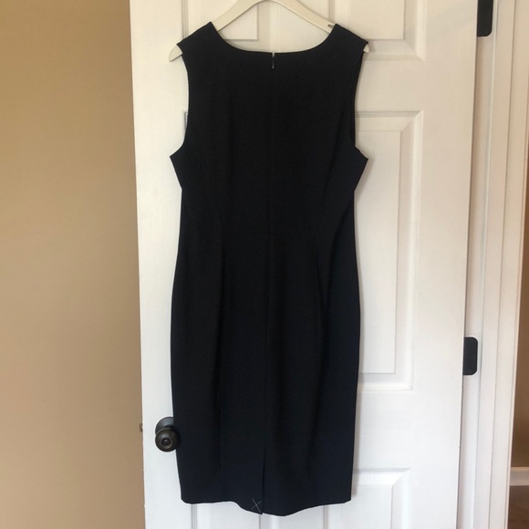 Ann Taylor Blue Sleeveless Mid Length Work Dress - Picture 5 of 7